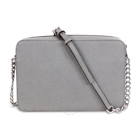 michael kors steel grey purse|Michael Kors gray crossbody.